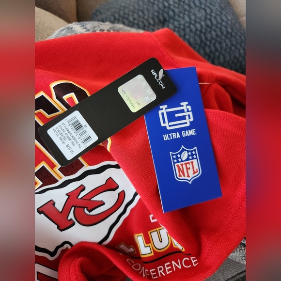 Kansas City Chiefs NFL Crop Top Hoodie Womens Size Medium - Picture 7 of 8